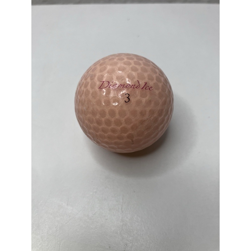 Diamond Ice Orange Color Golf Ball Cancer Awareness